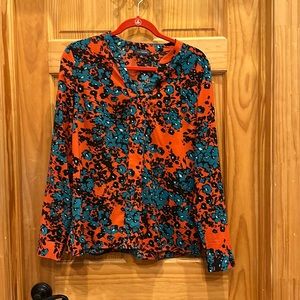 The Limited- Floral Long Sleeved Blouse